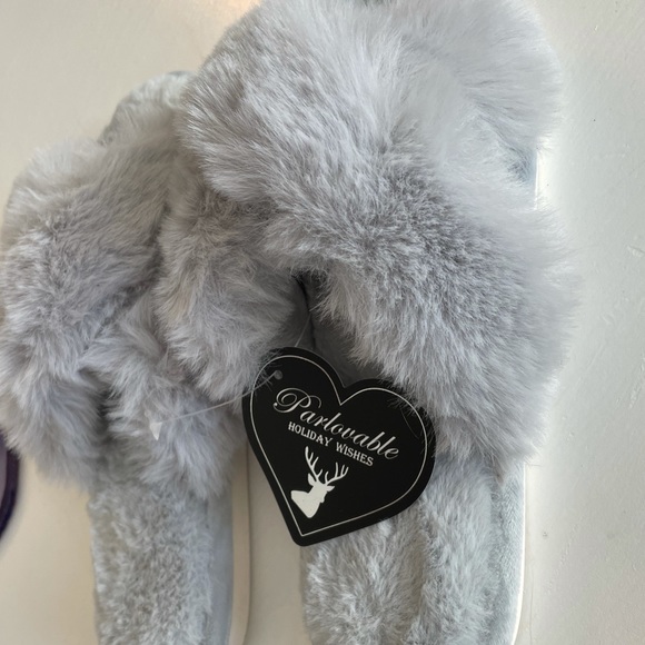 Fuzzy Slippers - Picture 2 of 4